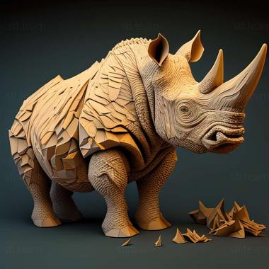 3D модель Rhinotropidia rostrata (STL)